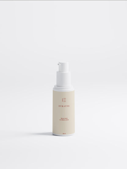 EVRAYNE nueva etiqueta — Sérum facial con Bidens pilosa de 30 ml — envase, vista frontal