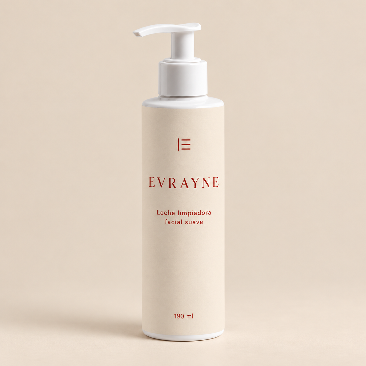 EVRAYNE nueva etiqueta — Leche limpiadora facial suave de 190 ml — vista frontal