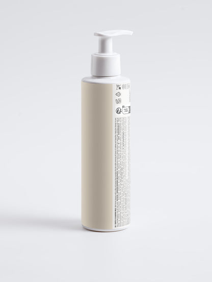 EVRAYNE nueva etiqueta — Leche limpiadora facial suave de 190 ml — envase, vista posterior